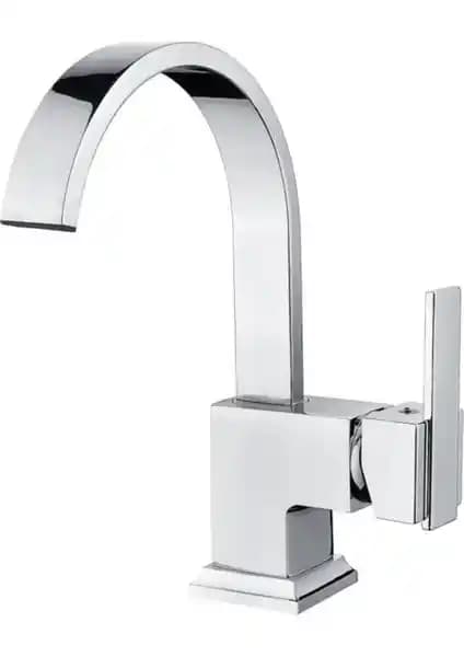 Sarıcı Kare Kuğu Lavabo Bataryası: Estetik ve Dayanıklılığıyla Modern Mekanlara Uyum Sağlar