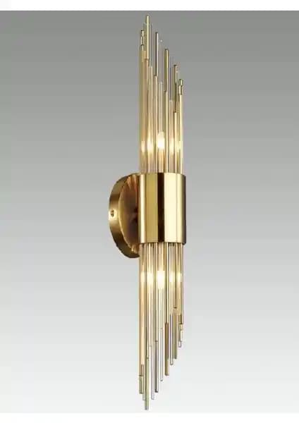 Semco LED Altın Renk Kaplamalı Angora Duvar Aplik: Şık ve Fonksiyonel İç Mekan Aydınlatma Çözümü