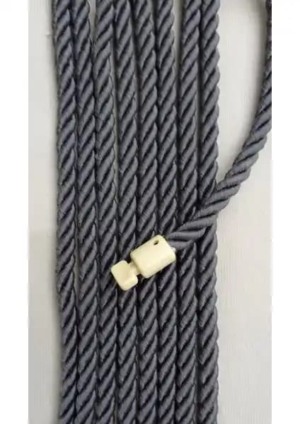 Ser Art Fon Perde Tavan Bağlama Boş Halat Antrasit Dekorasyon İçin Modern ve Şık Aksesuar