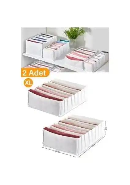 Serstil 2'li Xlarge Çekmece İçi Düzenleyici Organizer ile Pratik ve Estetik Çözüm