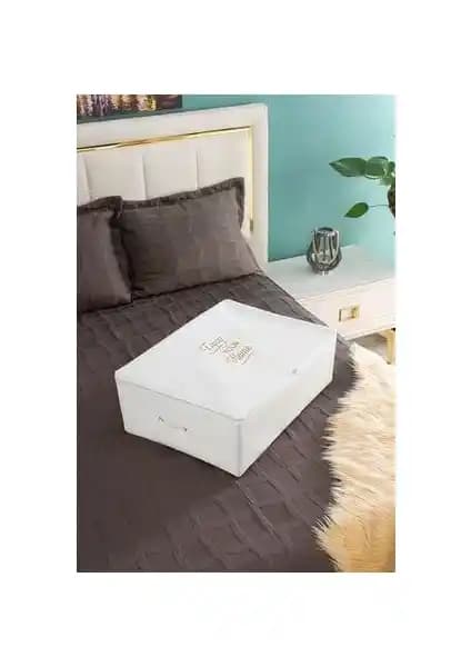 Serstil Büyük Boy Baza Altı Beyaz Hurç: Geniş ve Pratik Depolama Çözümü