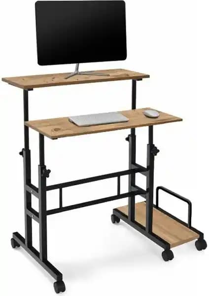Servetavcı Yükseklik Ayarlı Bilgisayar ve Çalışma Masası: Ergonomik ve Şık Ofis Mobilyası