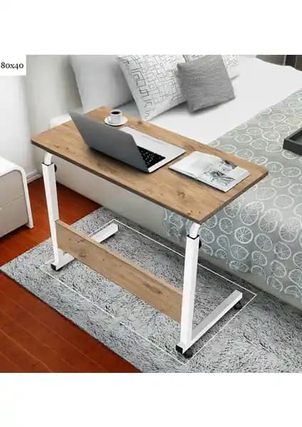 Servetavcı Yükseklik Ayarlı Çalışma Masası Atlantik Çam 80x40 cm Ergonomik ve Şık Tasarım