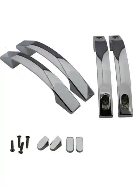 SETA 2 Kapaklık Krom Duşakabin Kulpu Dayanıklı ve Estetik Tasarım Özellikleri