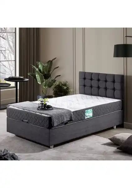 Setay Venedik Antrasit Tek Kişilik Baza Başlık Modern ve Dayanıklı Tasarım