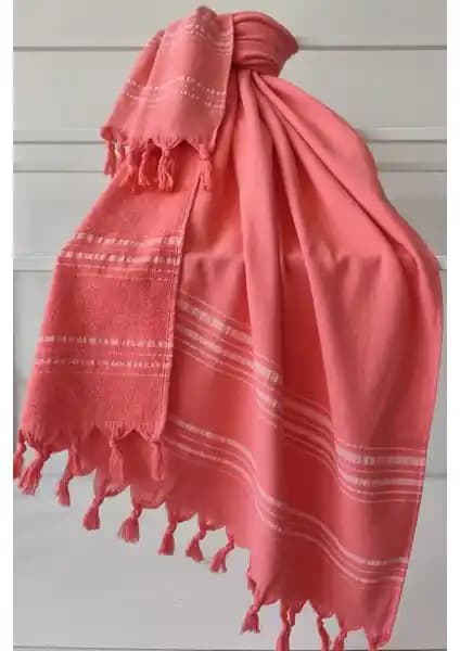 Sevim Tek Yüzlü Pamuk Havlu Peştemal Mercan: Şıklık ve İşlevselliğin Buluşması