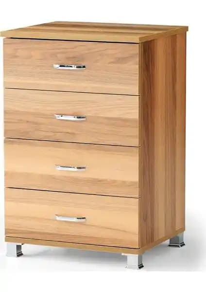 Sivas Gözde Ekonomik 4 Çekmeceli Komodin Şifonyer: Şık ve Fonksiyonel Ev Mobilyası