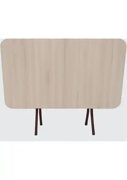 Sivas Gözde Mobilya Ecowood Katlanır Dikdörtgen Masa: Çok Amaçlı ve Şık Tasarım