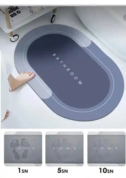 Snow Homs Su Emici Paspas: Modern ve Fonksiyonel Banyo ve Mutfak Çözümü