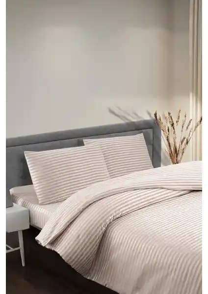 Soft Colours Otel Serisi Saten Nevresim Seti Modern ve Dayanıklı Yatak Takımı