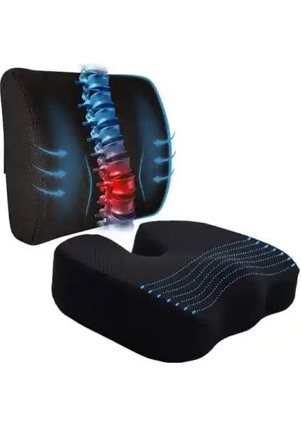 Sogex Visco Cocix Oturma Minderi ve Bel Destek Seti: Ergonomik ve Çok Yönlü Konfor Ürünü