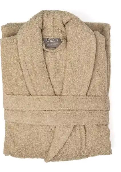 Soley Minerva %100 Pamuklu Unisex Bornoz Dayanıklı ve Yüksek Emicilik Özelliğiyle