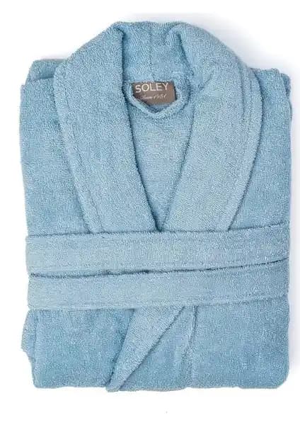 Soley Minerva %100 Pamuklu Unisex Bornoz Yüksek Emicilik ve Konfor Sağlar