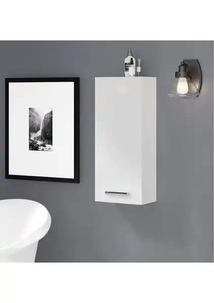 Taç Dekorasyon Beyaz Banyo Duvar Dolabı Modern ve Kompakt Tasarım Özellikleri