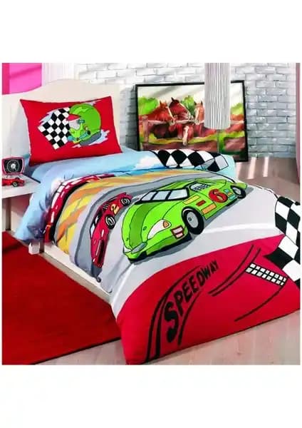 Taç Kristal Speedway Ranforce Tek Kişilik Nevresim Takımı: Modern Tasarım ve Yüksek Konfor