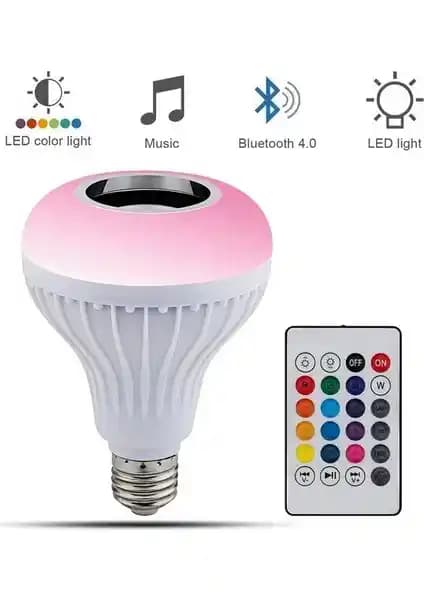 Taled Bluetooth Hoparlörlü ve RGB LED Ampul: Çok Fonksiyonlu Aydınlatma ve Ses Deneyimi
