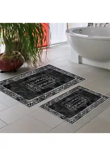 Talia Home Kaymaz Tabanlı Yıkanabilir 2'li Banyo Halısı ve Klozet Takımı Ürün Özellikleri ve Avantajları