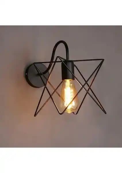 Talu Çarpık Modern Aplik Siyah: Modern İç ve Dış Mekanlar İçin Estetik Aydınlatma Çözümü