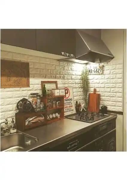 Taş Desenli Kendinden Yapışkanlı Duvar Paneli 70x54 CM Esnek ve Dayanıklı Tasarım