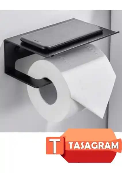 Tasagram Metal Banyo Wc Kağıt Rulo Peçetelikleri Dayanıklı ve Estetik Modern Tasarım