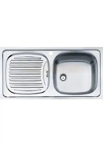 Teka EBM 45 Sol Paslanmaz Çelik Tek Hazneli Evye: Modern ve Dayanıklı Mutfak Çözümü