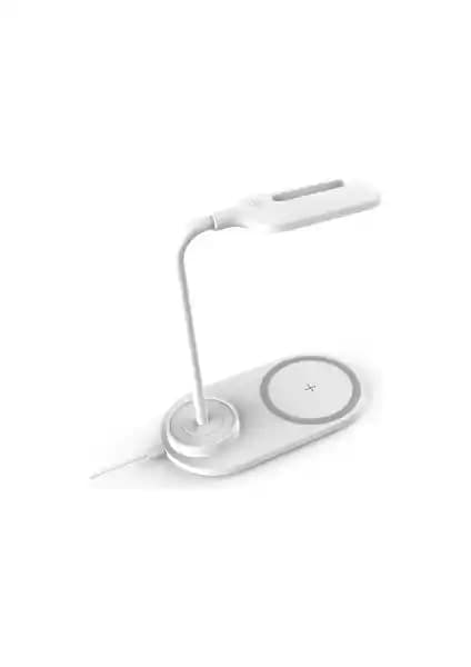 Teknomila Qı Hızlı Kablosuz Şarj ve LED Masa Lambası Modern Tasarım ve Çok Fonksiyonlu Kullanım