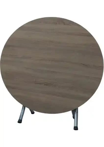 Teknor 100 cm Yuvarlak Katlanabilir Masa: Estetik ve Fonksiyonellik Bir Arada