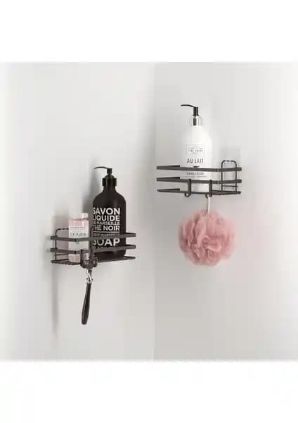 Teknotel Banyo Düzenleyici Şampuanlık ve Duş Rafı Modern Tasarım ve İşlevsellik