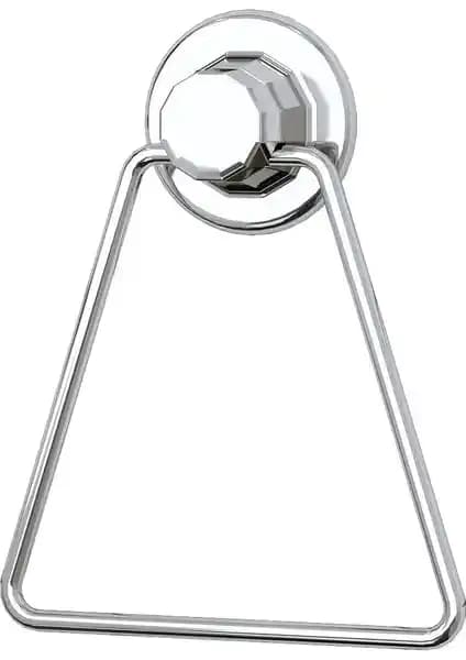 Teknotel DM233 Vakumlu Üçgen Havluluk ve Tutucu Krom Kaplama Modern Tasarım