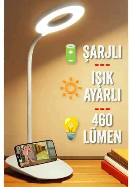 Telvesse Şarjlı Masa Lambası: Modern Tasarım ve Fonksiyonellik ile Çok Yönlü Kullanım