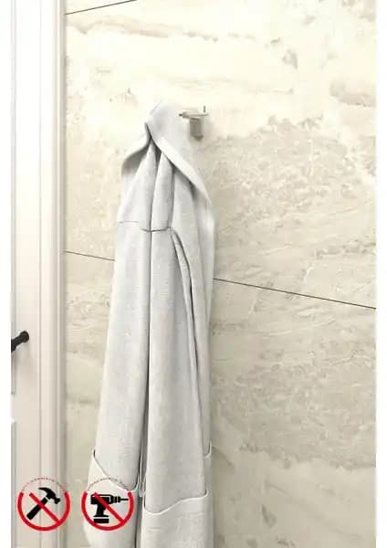 Tema Alper Banyo F1 Model İkili Bornoz Askılığı Modern ve Dayanıklı Tasarım