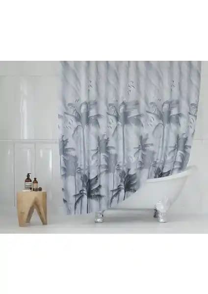 Tropik Home Çift Kanatlı Duş Perdesi Modern ve Dayanıklı Banyo Aksesuarı