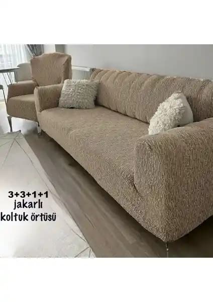 Tuchmall 3+3+1+1 Koltuk Örtüsü Takımı Estetik ve Dayanıklı Tasarım