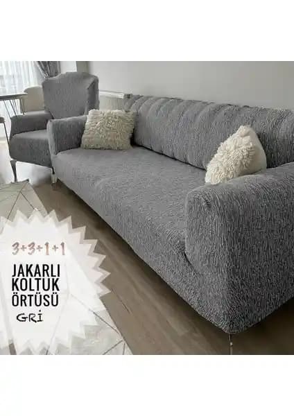 Tuchmall Koltuk Örtüsü Takımı 3+3+1+1 Modern ve Dayanıklı Koruma Çözümü