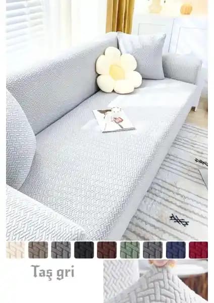 Tuchmall Tuğla Desen Koltuk Örtüsü Modern ve Dayanıklı Tasarım Özellikleri