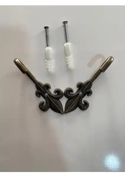 Tül Evi Fon Perde Bağlama Demiri Askı Aparatı ve Renso Perde Kancası