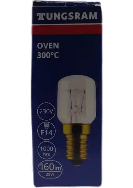 Tungsram 5 Adet 25W E14 Duy Fırın Ampulleri Yüksek Sıcaklık Dayanıklı Güvenilir Aydınlatma Çözümü