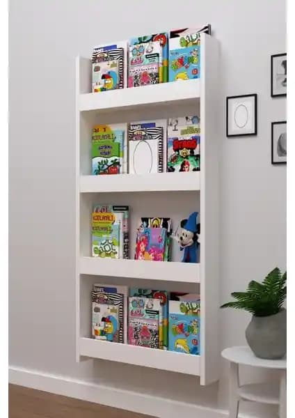 Ue Mobilya Montessori Kitaplık: Modern ve Güvenli Çocuk Odası Mobilyası