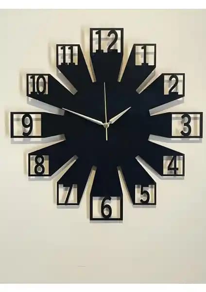 Ümra Lazer Ahşap Dekoratif Duvar Saati: Modern Tasarım ve Fonksiyonellik Bir Arada