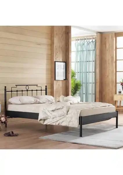 Unimet Hatkus-S Ferforje Metal Karyola Tek Kişilik Modern Tasarım ve Dayanıklılık