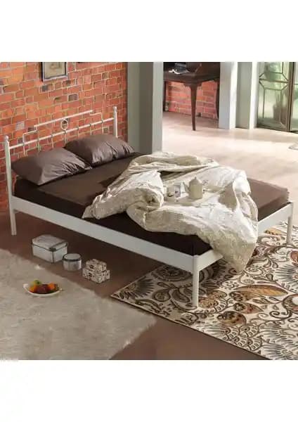 Unimet Hatkus-S Tek Kişilik Ferforje Metal Karyola: Modern Tasarım ve Dayanıklılık Bir Arada