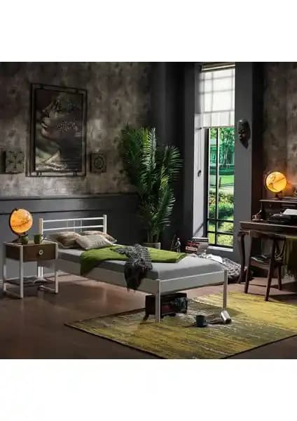 Unimet Manyas-S Ferforje Metal Karyola: Modern Tasarım ve Dayanıklılık Bir Arada