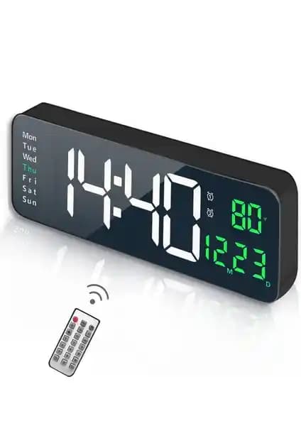 UpWay Dijital LED Ekranlı Çok Fonksiyonlu Masaüstü ve Duvar Saati İncelemesi