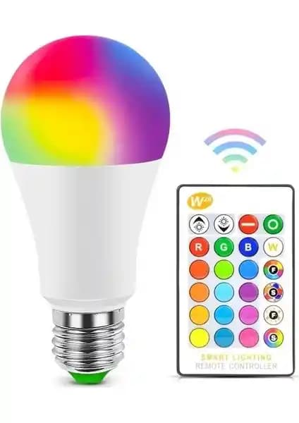 Uzlight RGB LED Ampul 10W ile Modern ve Enerji Verimli Aydınlatma Çözümü