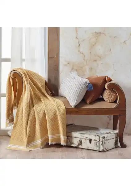 Vagonik Zigzag Pamuklu Koltuk Şalı: Estetik ve Konfor Sunan Modern Dekorasyon Aksesuarı