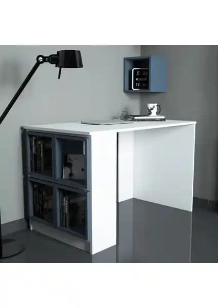 Variant Box Çalışma Masası Beyaz Mavi: Modern ve Pratik Tasarım Özellikleri