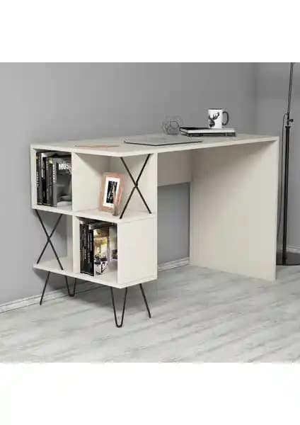 Variant Extra Çalışma Masası Krem - Modern ve Dayanıklı Ofis Mobilyası