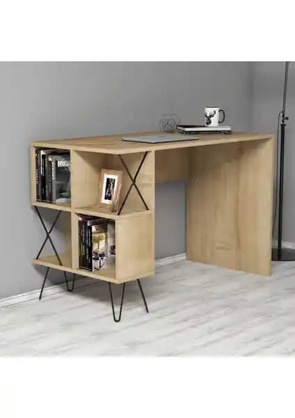 Variant Mobilya Variant Extra Çalışma Masası Meşe Renkli Modern Ofis Mobilyası