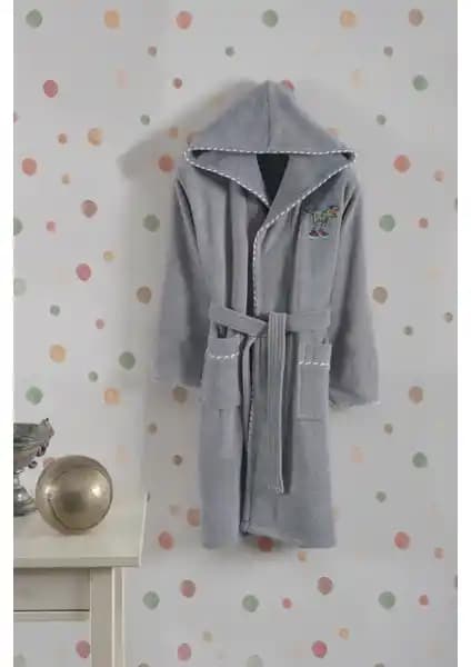 Varol Bambu Nakışlı Garson Boy Bornoz - Dino, Yüksek Kalite ve Şık Tasarımla Günlük Kullanım İçin