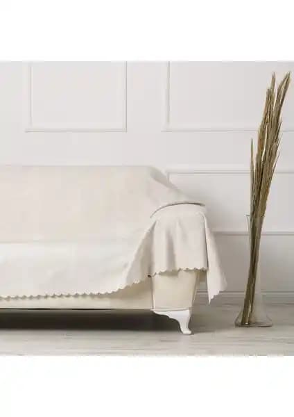 Velerde Home Vessel Çift Taraflı Süt Battal Boy Çekyat Koltuk Örtüsü Modern ve Fonksiyonel Tasarım